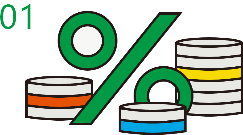 金利は業界最高水準！円普通預金 年0.50%
