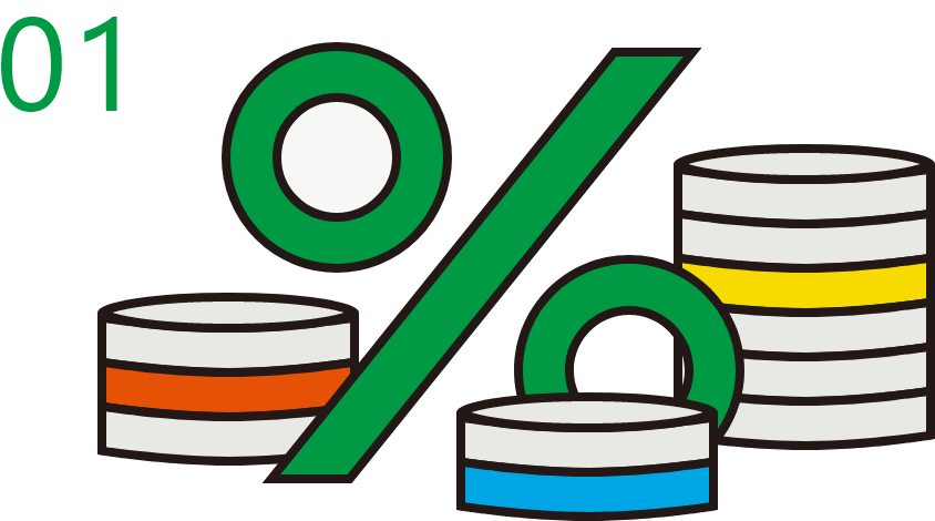 金利は業界最高水準！円普通預金 年0.25%