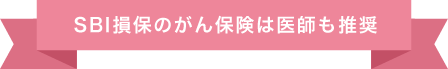 SBI損保のがん保険は医師も推奨